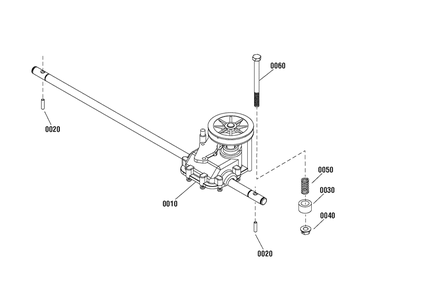 Transmission Group (7501775) Diagram and Parts List for 7800882-BTPD22675 2012 Briggs and Stratton Lawn Mower